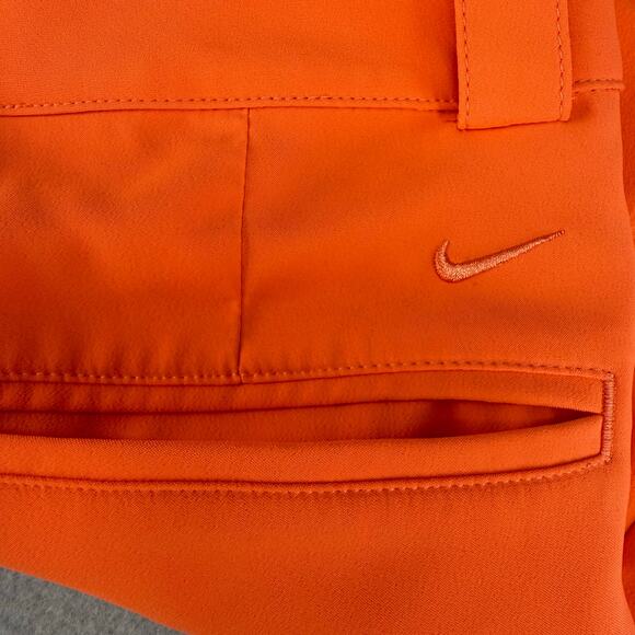 Nike Golf Shorts Women's Size 0 Orange Tour Performance Dri Fit Athleisure Sport - Picture 3 of 12